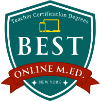 Best MEd Programs New York Ranking Badge