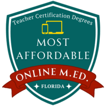 Most Affordable MEd Programs Florida Badge