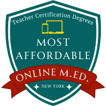 TCD Most Affordable MEd Programs New York Badge